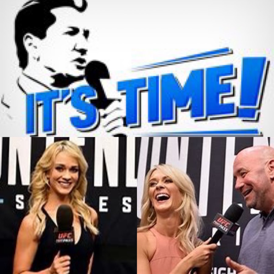TUNE IN TO THIS WEEK’S NEW “IT’S TIME!” PODCAST – WITH GUEST  FORMER MMA FIGHTER & UFC HOST LAURA SANKO