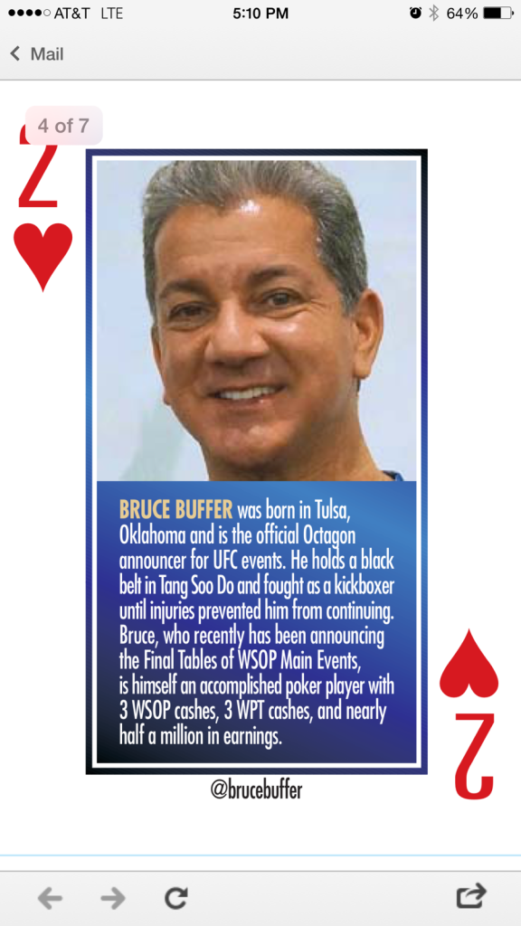 Bruce Buffer Card