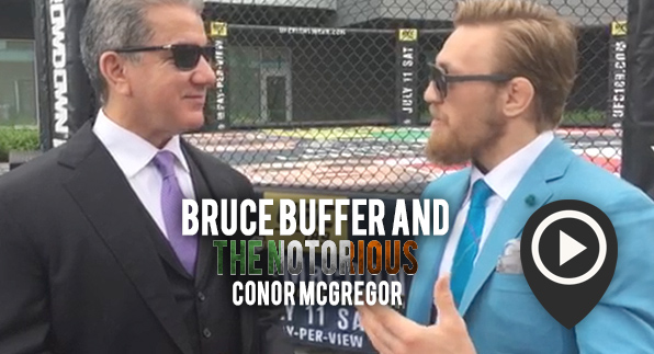 Video: Bruce Buffer and The Notorious Conor McGregor