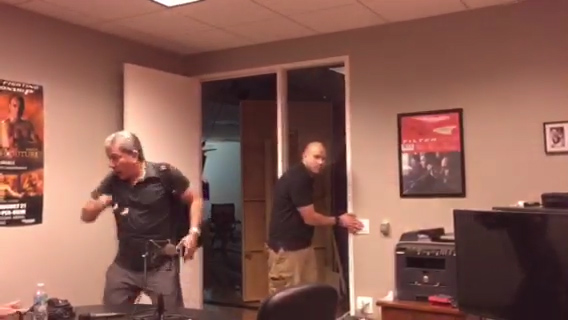 Watch us Scare the Shit out of Bruce Buffer