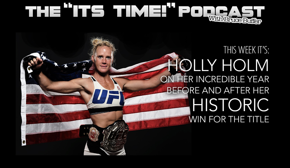 “IT’S TIME!” PODCAST HAS “HOLLY FOR THE HOLIDAYS!” AS BUFFER TALKS WITH HOLLY HOLM!