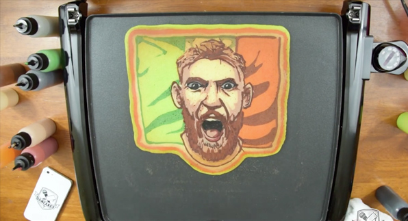 ‘IT’S TIME’! FOR UFC 196 FOOD ART