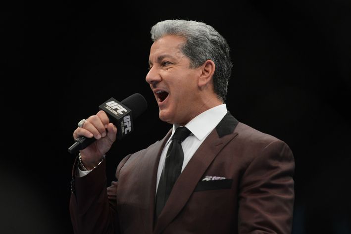 Like James Bond, UFC’s Bruce Buffer can sleep with whoever he wants